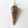Labradorite Facet Pendulum With Chakra Chain