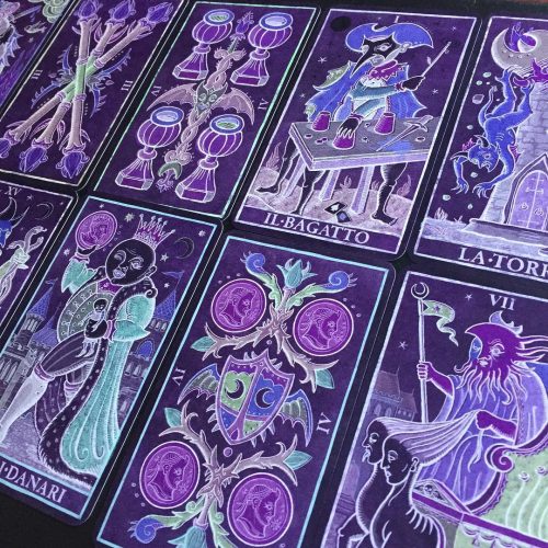 Trionfi della Luna Tarot Paradoxical Purple