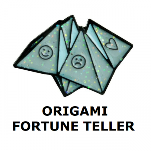 Huy hiệu Origami Fortune Teller