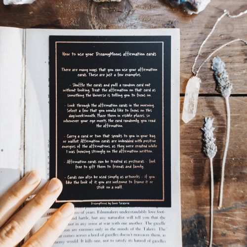 DreamyMoons Affirmation Card