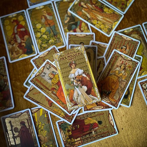 Golden Art Nouveau Tarot