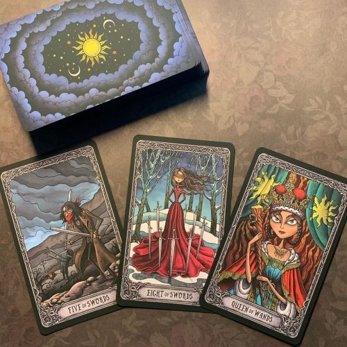 Dark Mansion Tarot 3rd Edition Black Blue
