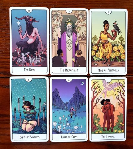 This Might Hurt Tarot Pearl Edges
