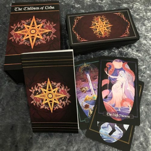 Children of Litha Tarot Black Edition