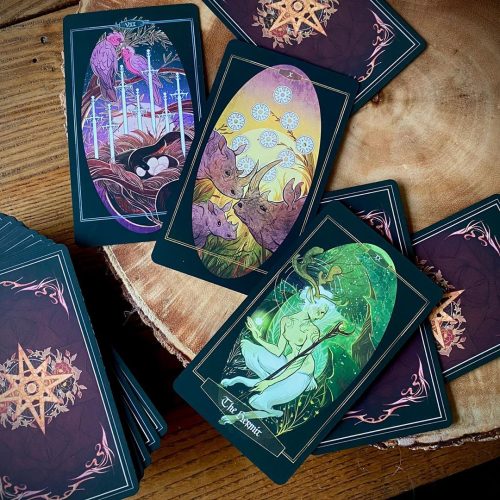 Children of Litha Tarot Black Edition
